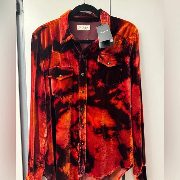 Saint Laurent Shirts Saint Laurent Paris Ss22 Mens Western